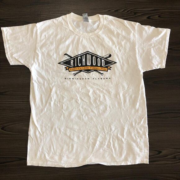 Gildan Other - Americas Oldest Baseball Park Birmingham Alabama Graphic Tee